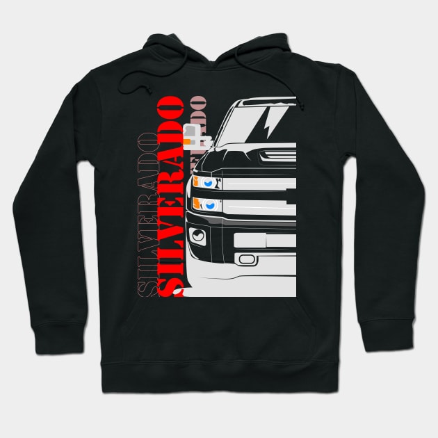 Silverado 2018 Hoodie by SquareFritz